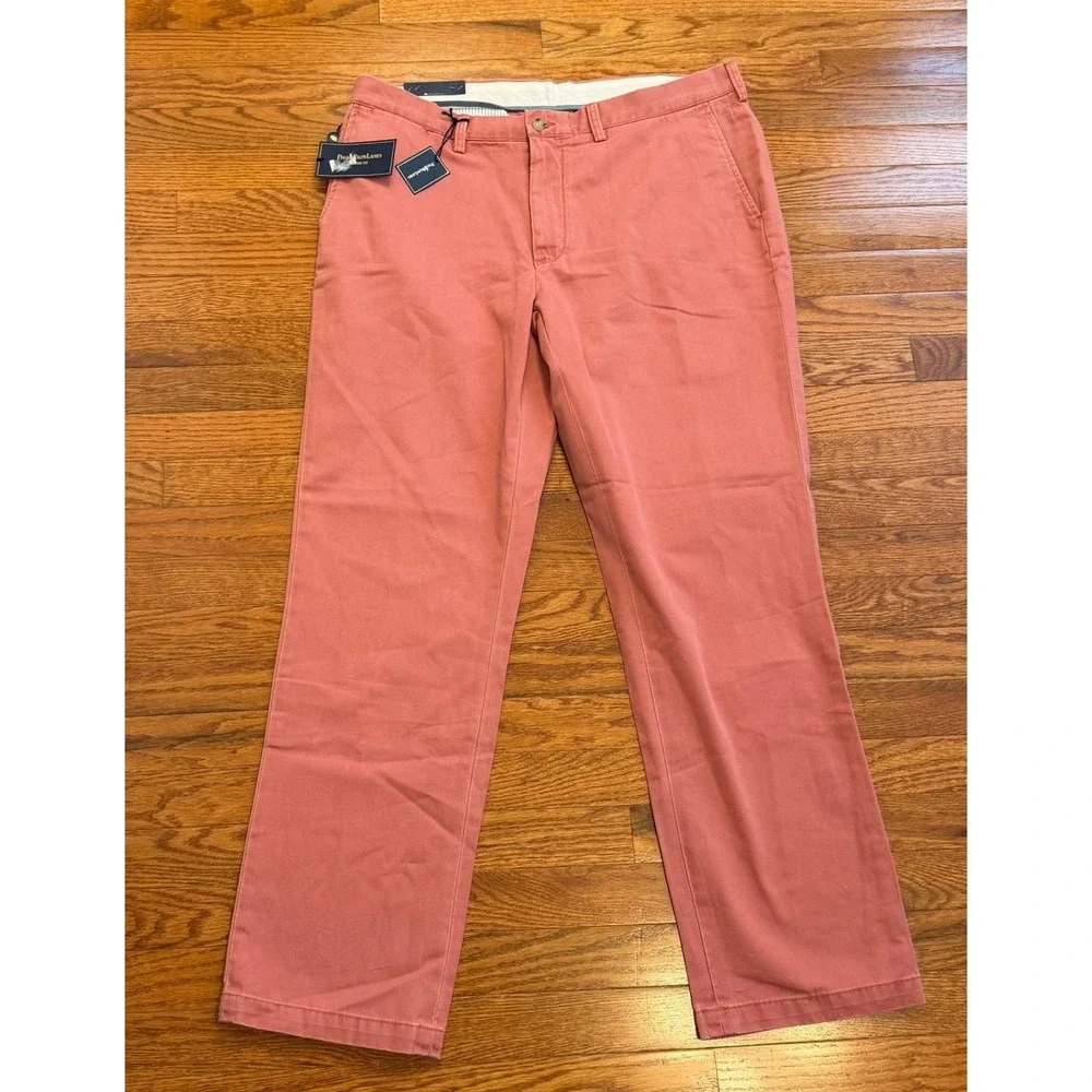 New Polo Ralph Lauren Chino Pants Mens 38x32 Coral Pink Classic Fit Cotton Twill